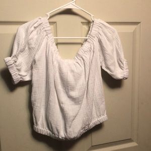 Joie 100% Cotyon Gauze crop top